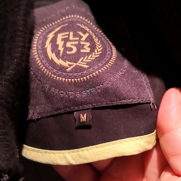 Men's black cotton jacket - Picture 8 of 8